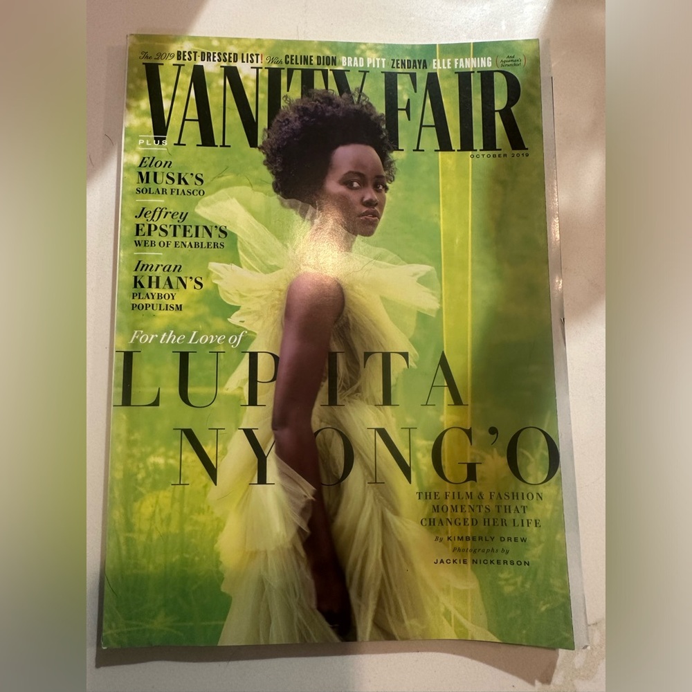 Vanity Fair October 2019 lupita nyong'o magazine